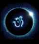 Kirlian photo of OM symbol