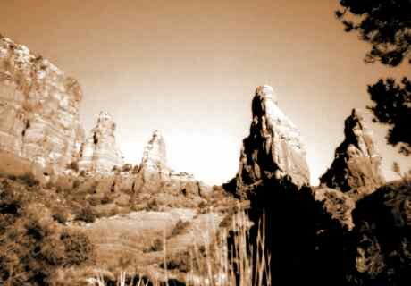 Madonna Rock, center of the Sedona Pentagram